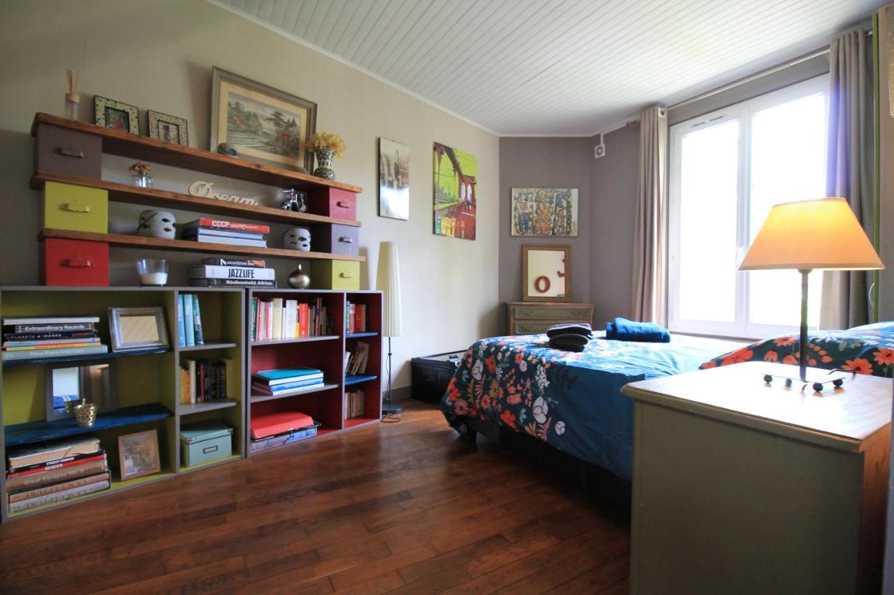 Disponible - Appartement Entier - Ligne H 15Mn Paris-Gare Du Nord, Parking Rue Gratuit, 4 Pers, Station De Train En Face Toutes Les 15Mn, Hippodrome, Cdfas, Universite, Borne Electrique, 1Er Etage Eaubonne Exterior foto