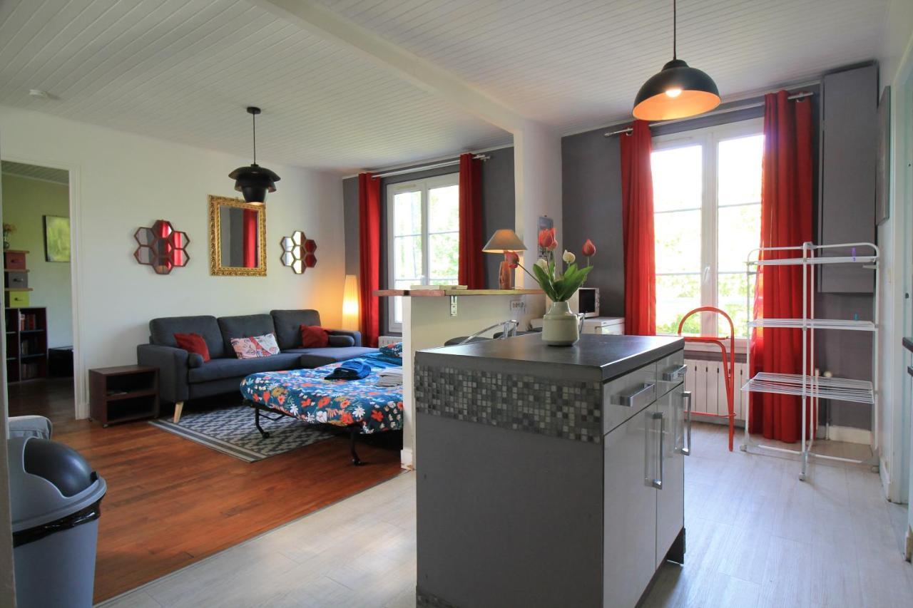 Disponible - Appartement Entier - Ligne H 15Mn Paris-Gare Du Nord, Parking Rue Gratuit, 4 Pers, Station De Train En Face Toutes Les 15Mn, Hippodrome, Cdfas, Universite, Borne Electrique, 1Er Etage Eaubonne Exterior foto